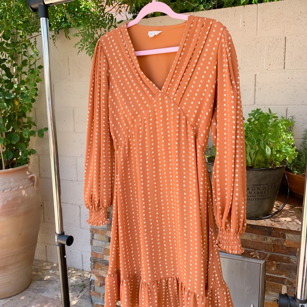 Orange dress